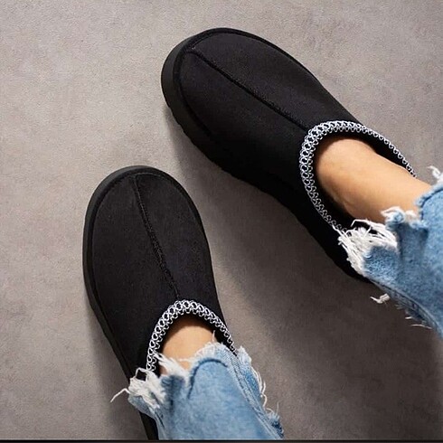 Siyah Ugg Tazz Terlik