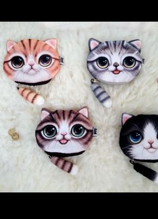 Markasız Ürün 3d kedi cüzdan