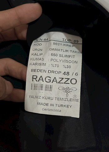 Diğer Siyah Kamuflaj Desenli Regular Fit Damatlık