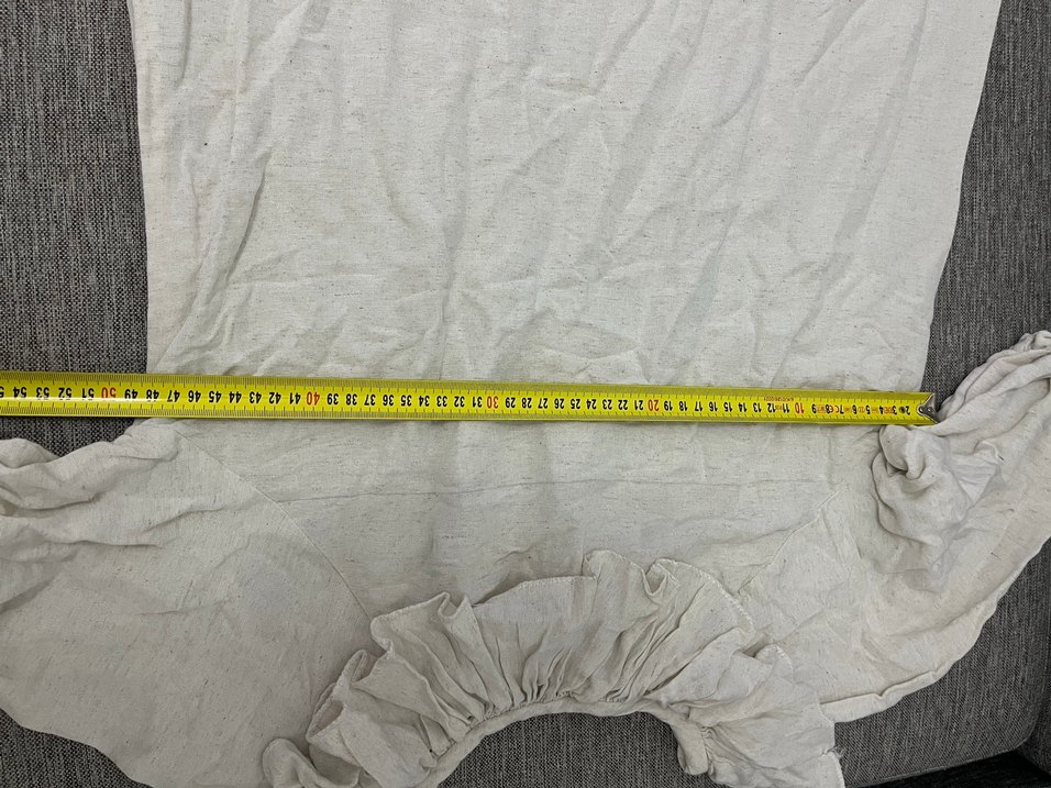 Hamile elbisesi keten kumaş - Görsel 4