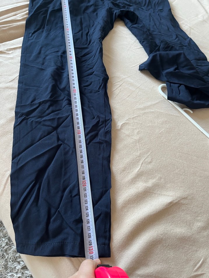 Kadın lacivert  Kemerli Uzun Tulum - Görsel 5