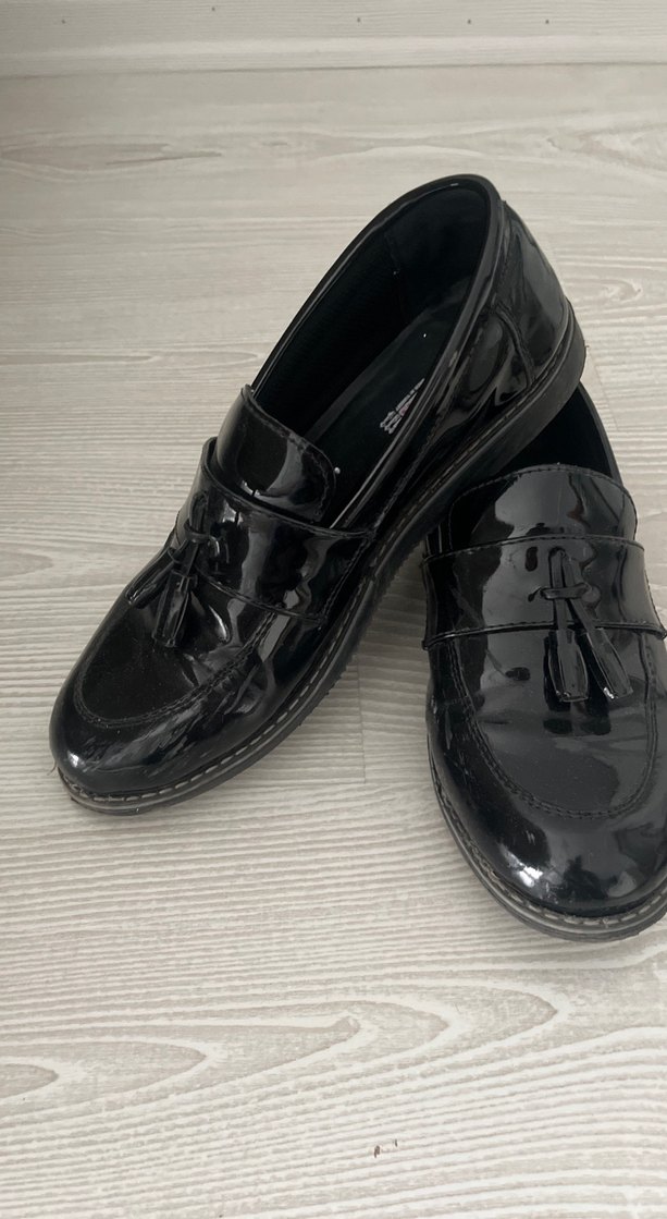 Siyah Erkek Çocuk Püsküllü Özel Ayakkabı - Görsel 2