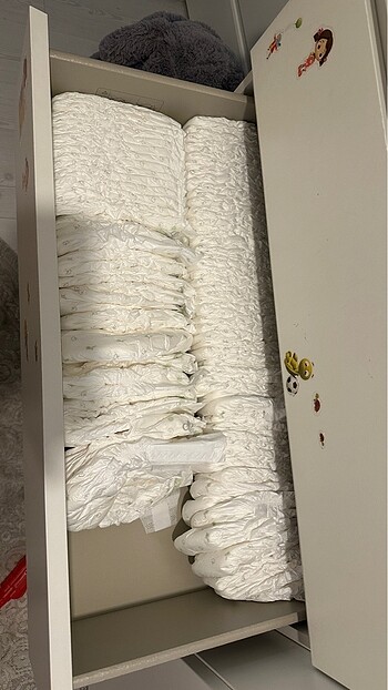 6 Beden: 16+ kg Beden 6+ numara sleepy bebek bezi
