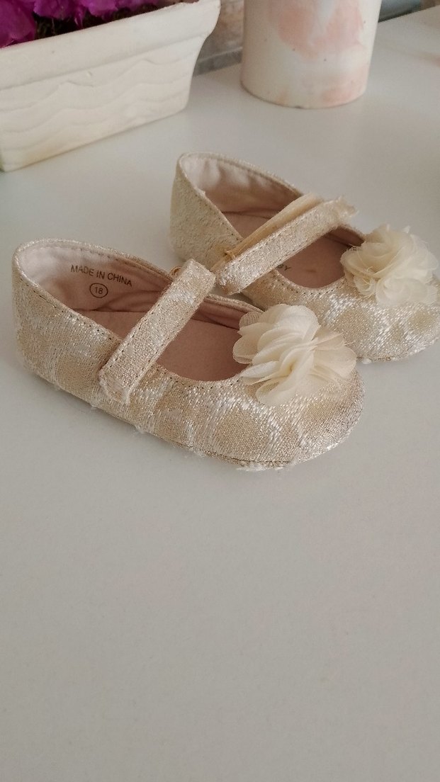 Kız Çocuk Beyaz Fırfırlı Babet - Görsel 3