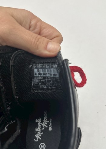 Kız Çocuk Kırmızı minnie bot 26 numara - Görsel 4