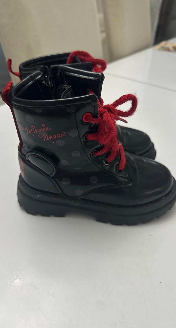 Kız Çocuk Kırmızı minnie bot 26 numara - Görsel 2
