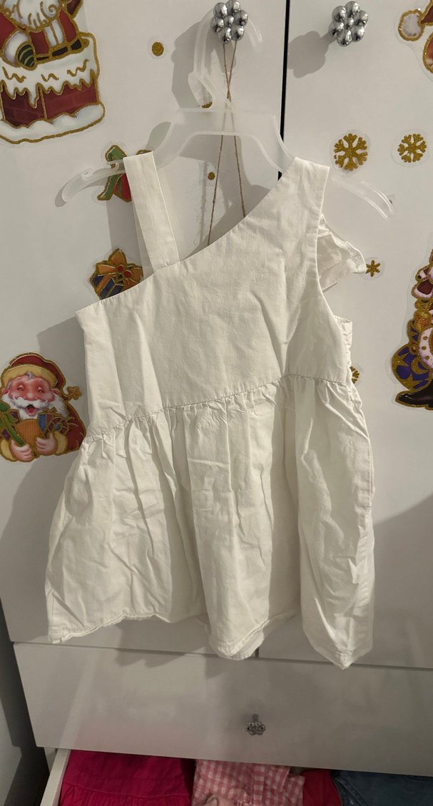 Omuz Detaylı Beyaz Kız Bluzu zara orjınal - Görsel 3