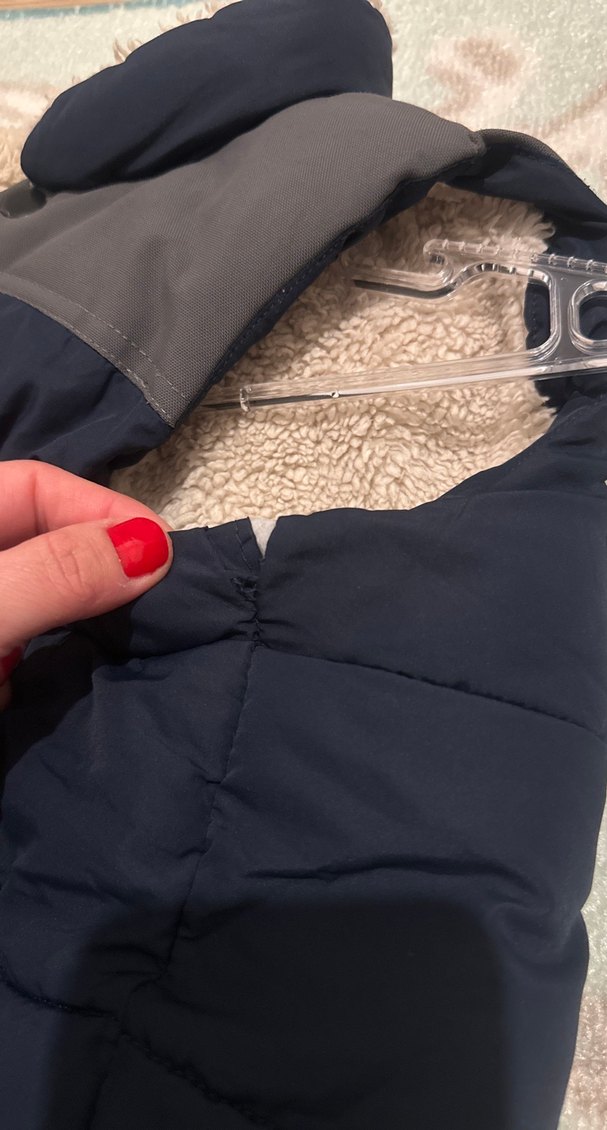 Gri Kürklü Erkek Çocuk Yelek - Görsel 4