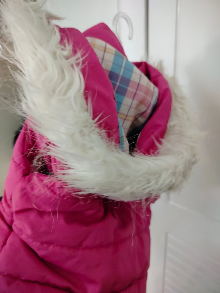 Pembe Kapitone Çocuk Yelek - Görsel 2