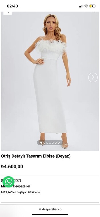 Zara Deep atelier elbise