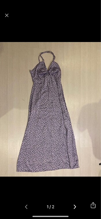Topshop saten elbise