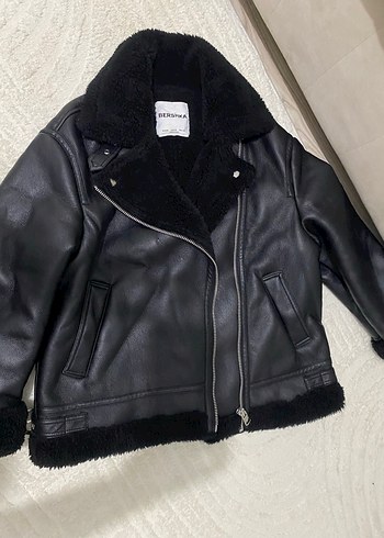 bershka deri mont