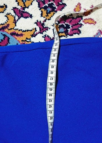 Diğer Mavi Kadın Kumaş Pantolon, Regular Fit, Fermuarlı