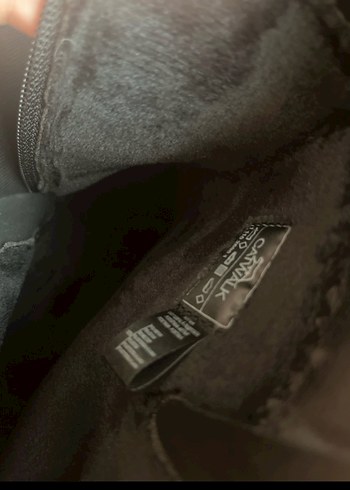 Kadın Siyah Deri Goth Topuklu Bot - Görsel 2