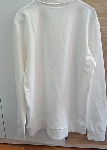 guucı marka 
Erkek Beyaz Uzun Kollu Baskılı Polo Tişört - Görsel 6