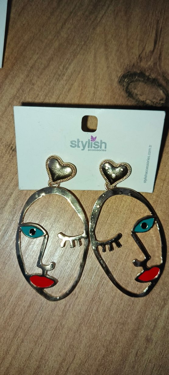 Renkli Boncuklu Bohem Mini Küpeler - Görsel 3