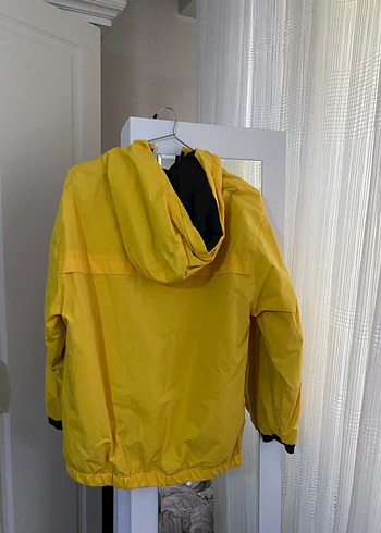 Sarı Erkek Yağmurluk Fermuarlı - Görsel 3