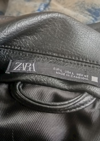 erkek Siyah Deri Biker Ceket  2 defa giyildi sıfıra yakın - Görsel 6