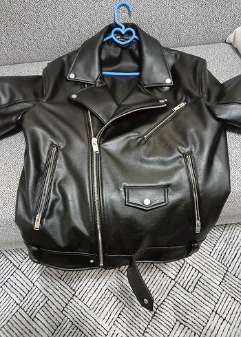 erkek deri spor ceket - Görsel 3