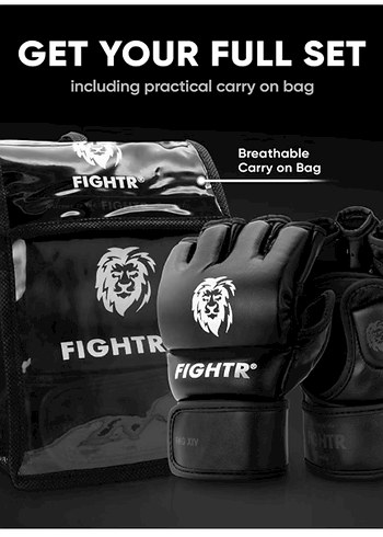 Diğer Fightr Mma Boks Eldiven Ve Tekmelik Seti