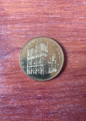 NOTRE DAME DE PARİS CATEDRAL COİN 2003 - Görsel 2
