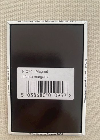 Picasso Tarzı Soyut Tablo Magnet - Görsel 2