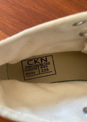 Kadın Beyaz Bağcıklı Dolgu Topuklu Spor Ayakkabı - Görsel 8