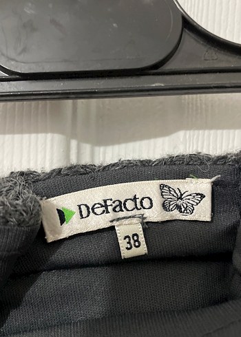 Bohem Gri Midi Desenli Etek - Görsel 2