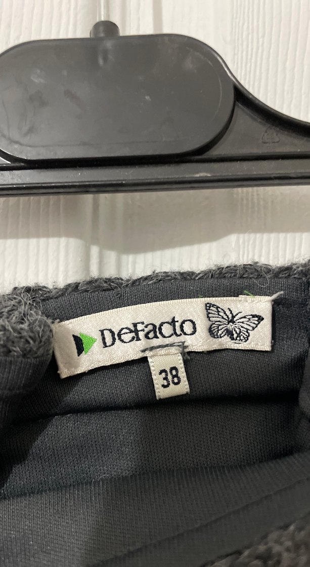 Bohem Gri Midi Desenli Etek - Görsel 2