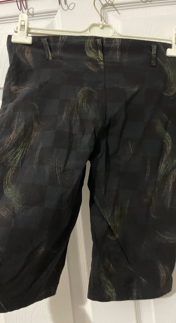 Siyah Bağcıklı Midi Kadın Kumaş Pantolon - Görsel 5