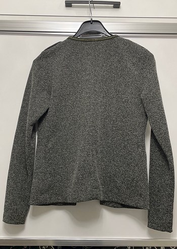 Gri Kadın Midi Ceket - Görsel 5