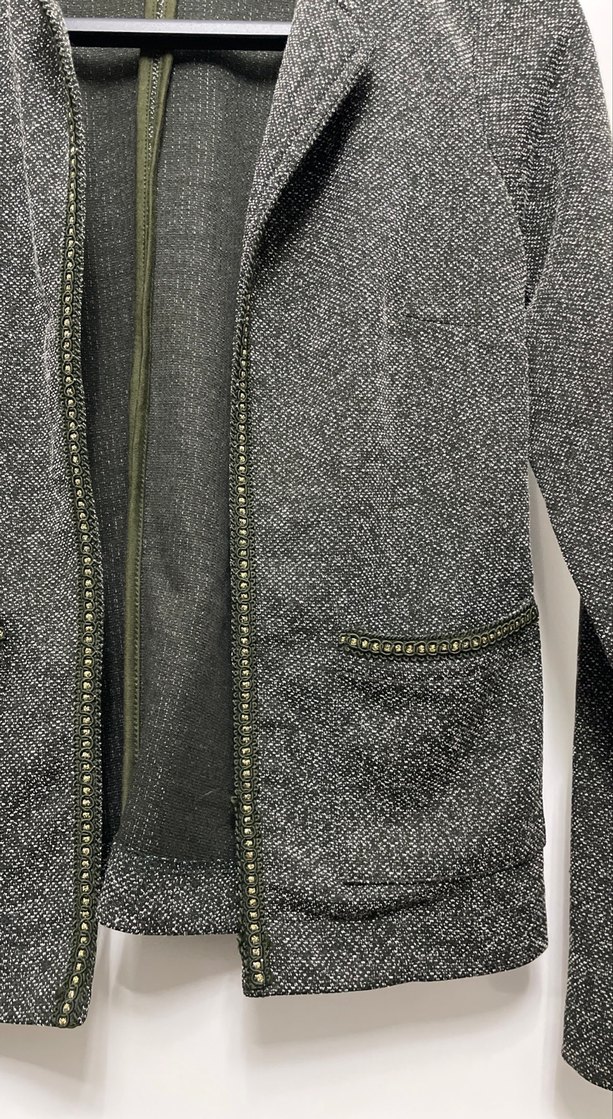 Gri Kadın Midi Ceket - Görsel 2