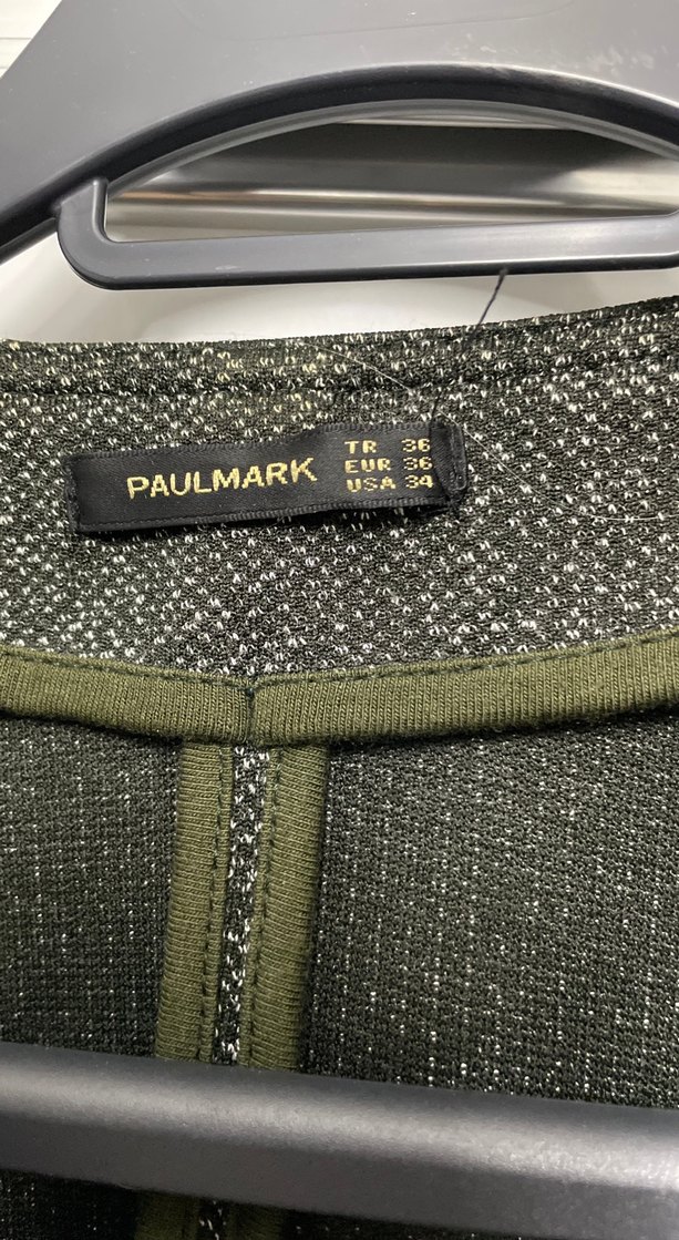 Gri Kadın Midi Ceket - Görsel 3