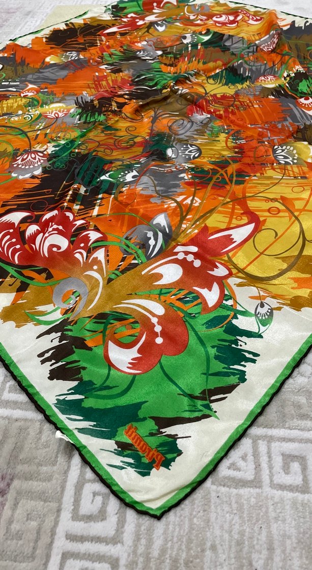 Çok Renkli Kadın Fular - Görsel 4