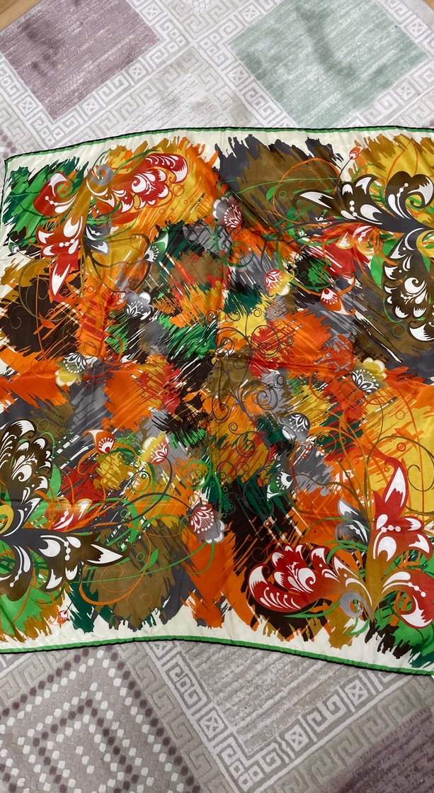 Çok Renkli Kadın Fular - Görsel 5