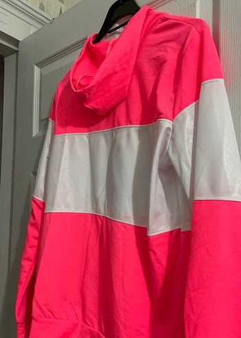 Renkli Pembe Jordan Kapüşonlu Sweatshirt - Görsel 5