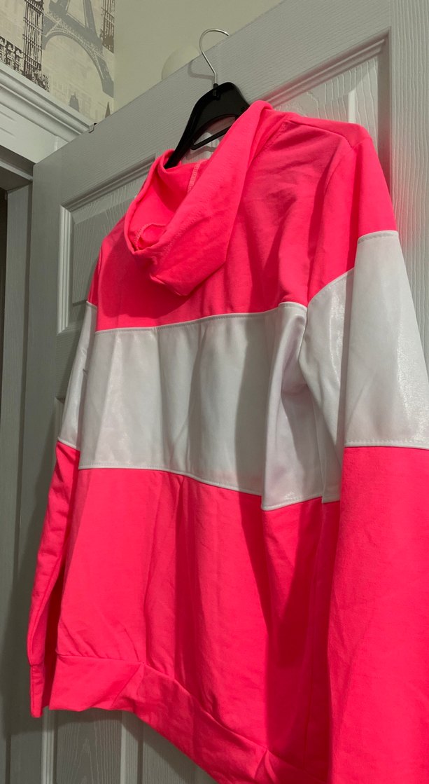 Renkli Pembe Jordan Kapüşonlu Sweatshirt - Görsel 5