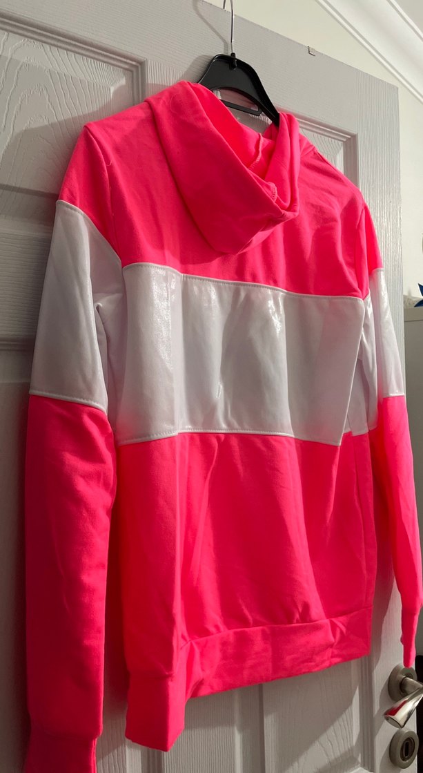 Renkli Pembe Jordan Kapüşonlu Sweatshirt - Görsel 4