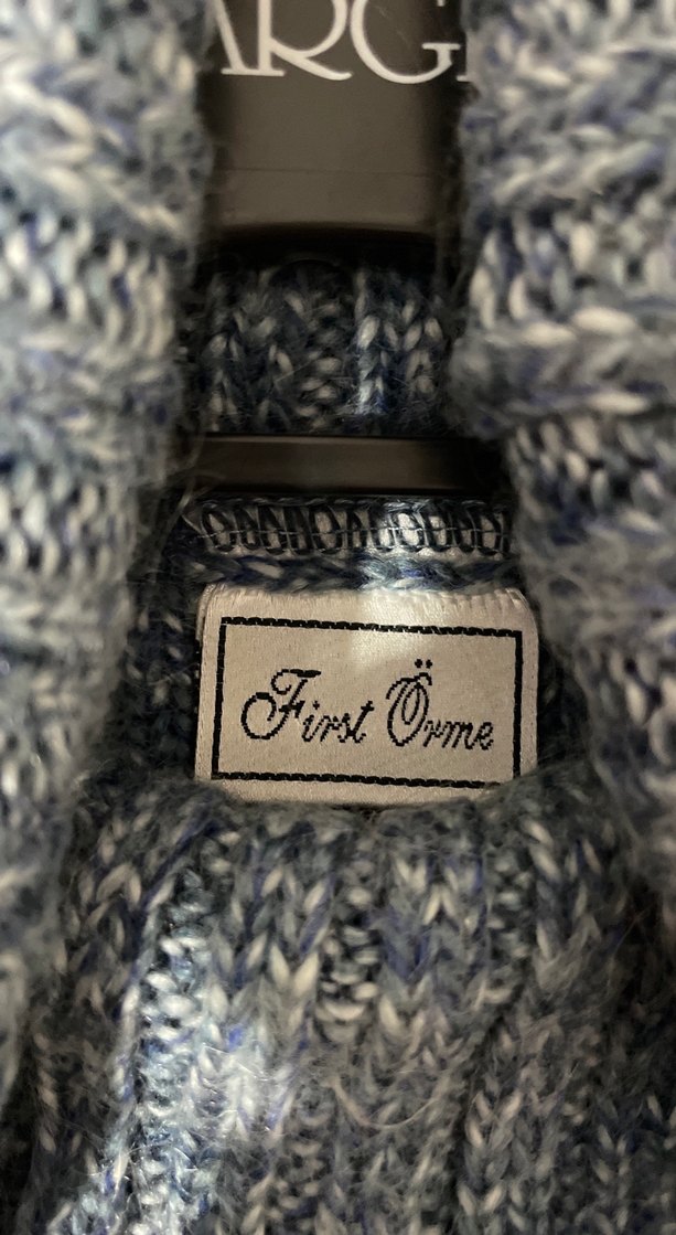 Gri Örgü Boğazlı Kolsuz Kadın Kazak - Görsel 3