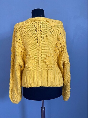 diğer Beden sarı Renk Özel el yapımı ceket kazak