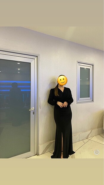 Siyah Uzun Abiye