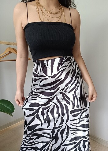 Diğer Sara model leopar satek etek
