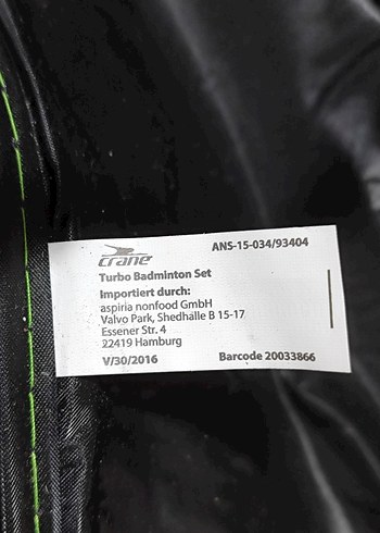 Crane Turbo Badminton Raket Seti Temiz - Görsel 10
