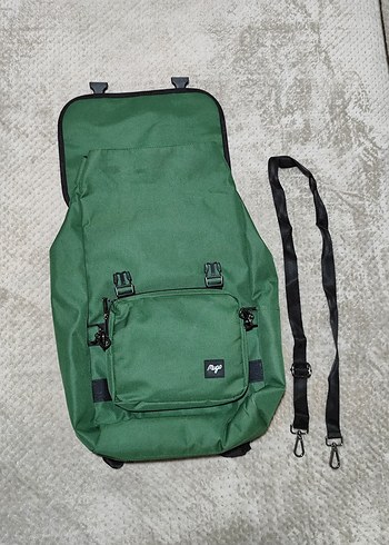 Microsoft Logolu Yeşil Kadın Sırt Çantası - Görsel 3