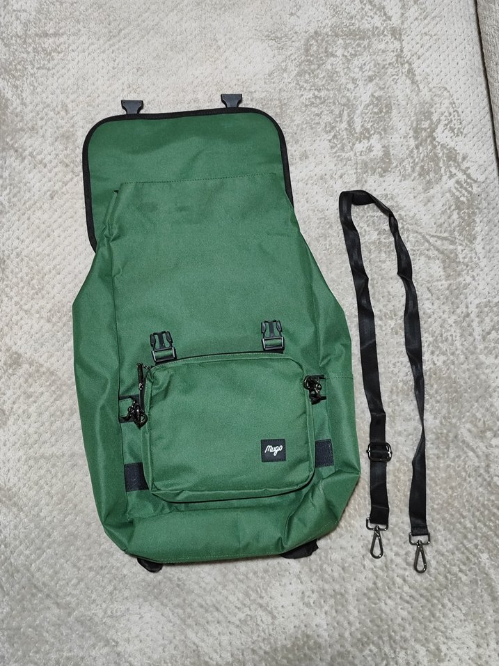 Microsoft Logolu Yeşil Kadın Sırt Çantası - Görsel 3