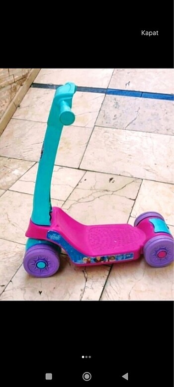 Erkek çocuk scooter
