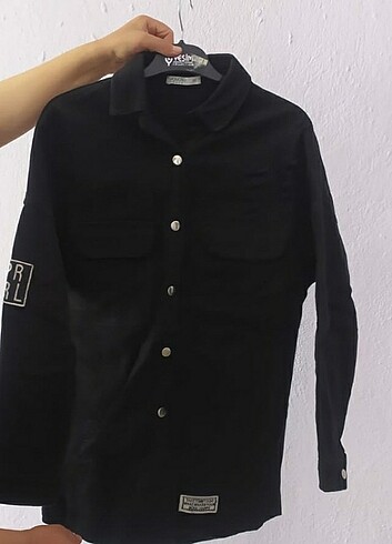 Siyah kot ceket/gömlek 