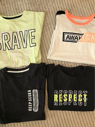 4 adet t-Shirt