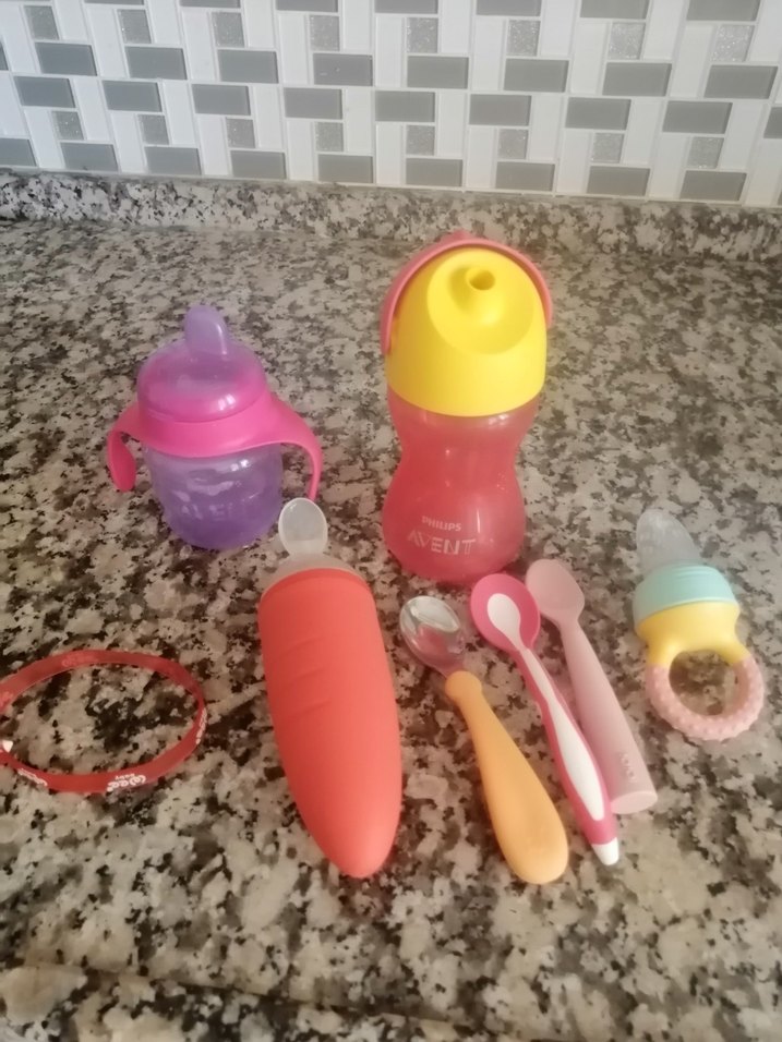 Renkli Bebek Biberon ve Beslenme Seti - Görsel 3