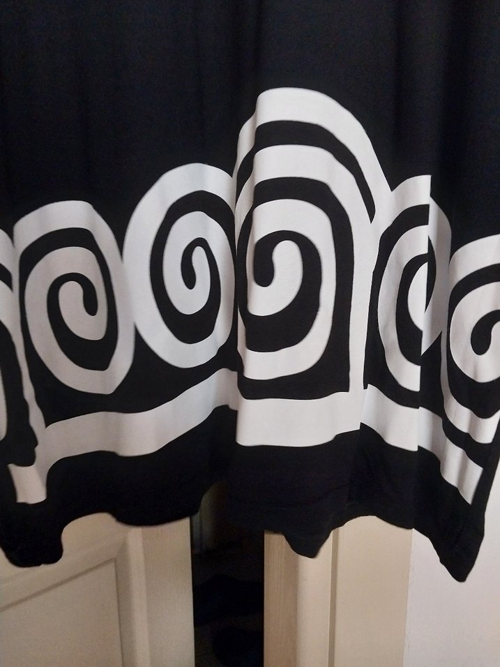 Siyah Baskılı bohem uzun elbise - Görsel 3